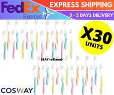 30 pcs New COSWAY Xylin Deep Clean Toothbrush with Nano Silver