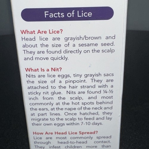 Lot Of 3 Fairy Tales LICE GOODBYE Treatment No-Drip Mousse 4oz Each! Safe! - Picture 12 of 14