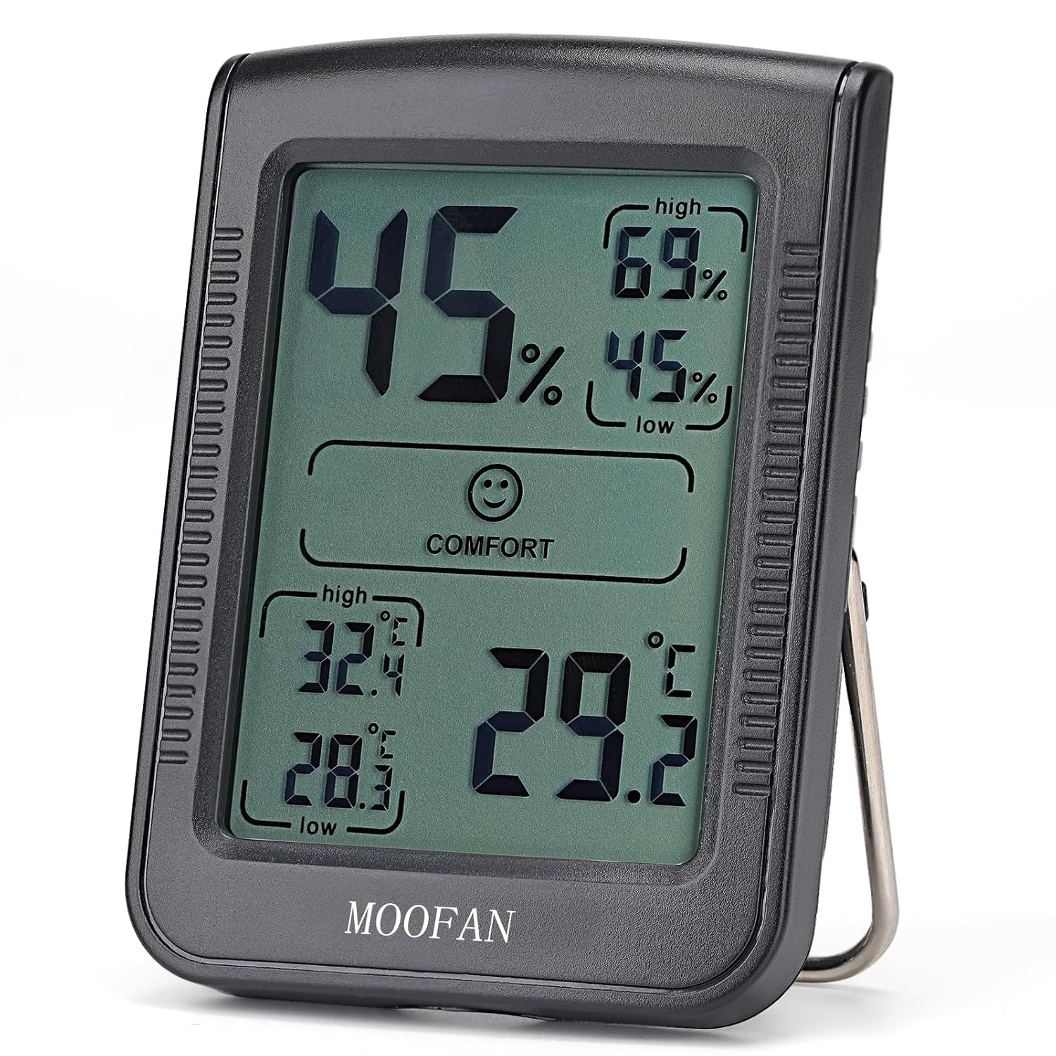 Digital Thermometer Indoor Hygrometer Configure a Precise Temperature Humidity