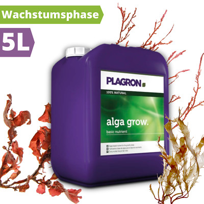 Plagron Alga Grow 5L Organischer Dünger Algen Wachstum Wiederstand Growbox