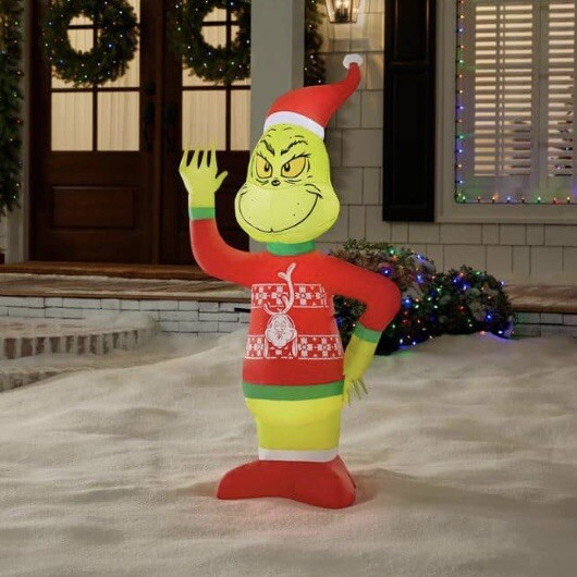 Grinch Max Christmas Inflatable Yard Decor 4ft Airblown by Gemmy