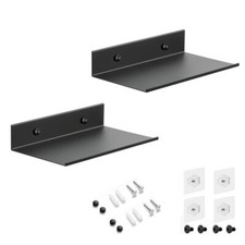 Small Floating Shelves Self Adhesive Mini Display Metal Shelf For Collection Dec