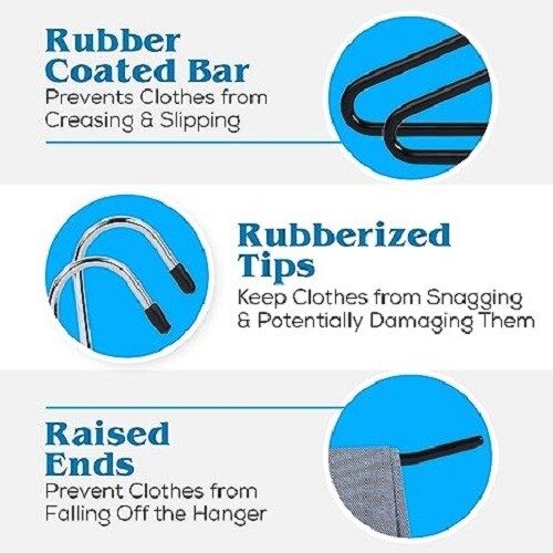 Pants Hangers OpenEnded Metal Pants Hangers 15 Black Pant Hangers