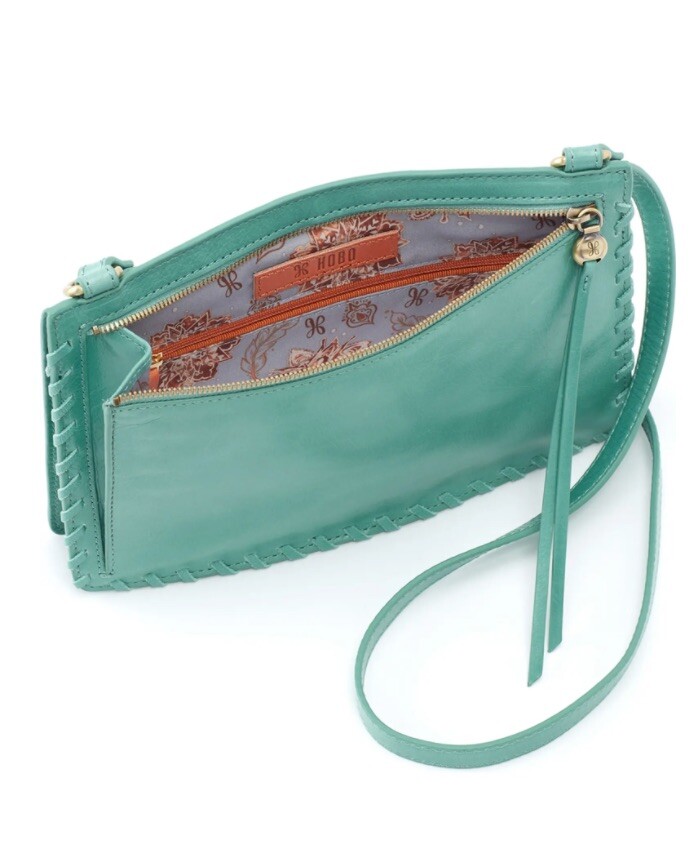 NWT HOBO Evoke Leather Crossbody Bag Seafoam eBay