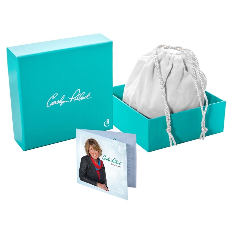 QVC Carolyn Pollack Sterling Silver Carved Mother-of-Pearl