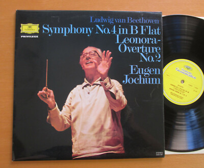DG 2538 097 Beethoven Symphony no. 4 Leonore Overture no. 2 Eugen Jochum NM/EX