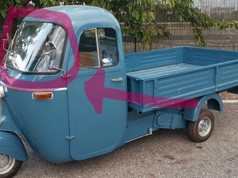 PARABREZZA USATO ORIGINALE PIAGGIO APE AC:4 E AD:1 SOLO CONSEGNA
