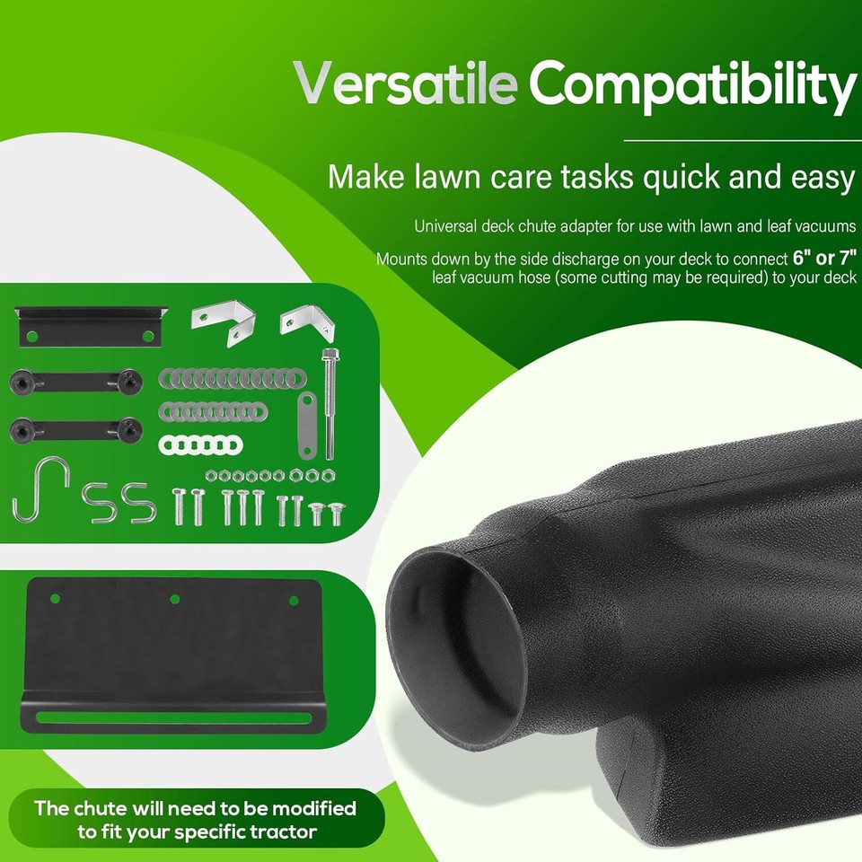 62468 Lawn Vacuum Deck Adapter Kit for AgriFab MowNVac Leaf Vacuum