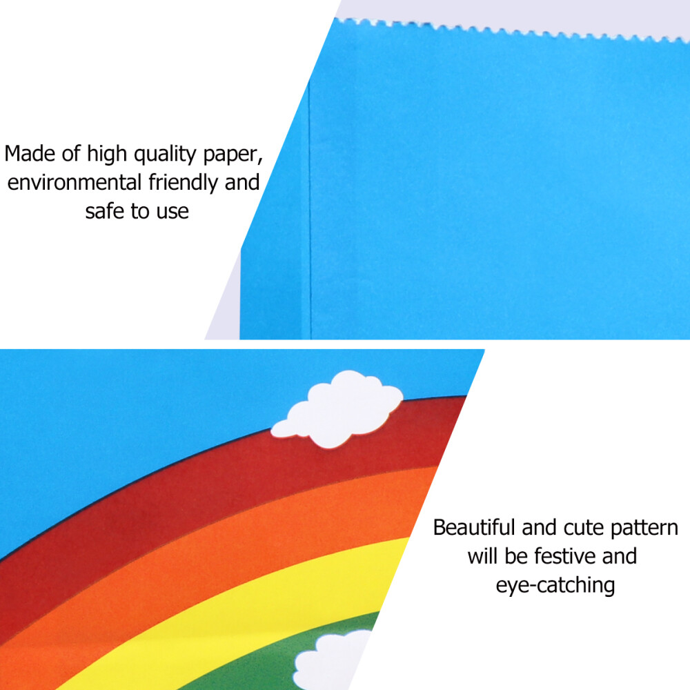 Paper Favor Bag Bags Shop Store Kraft Paper Gift Bags Baby Shower Treat Bag eBay