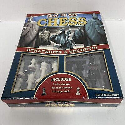 Play to Win Chess Game, Strategies and Secrets! by David MacEnulty L59  9781592237265