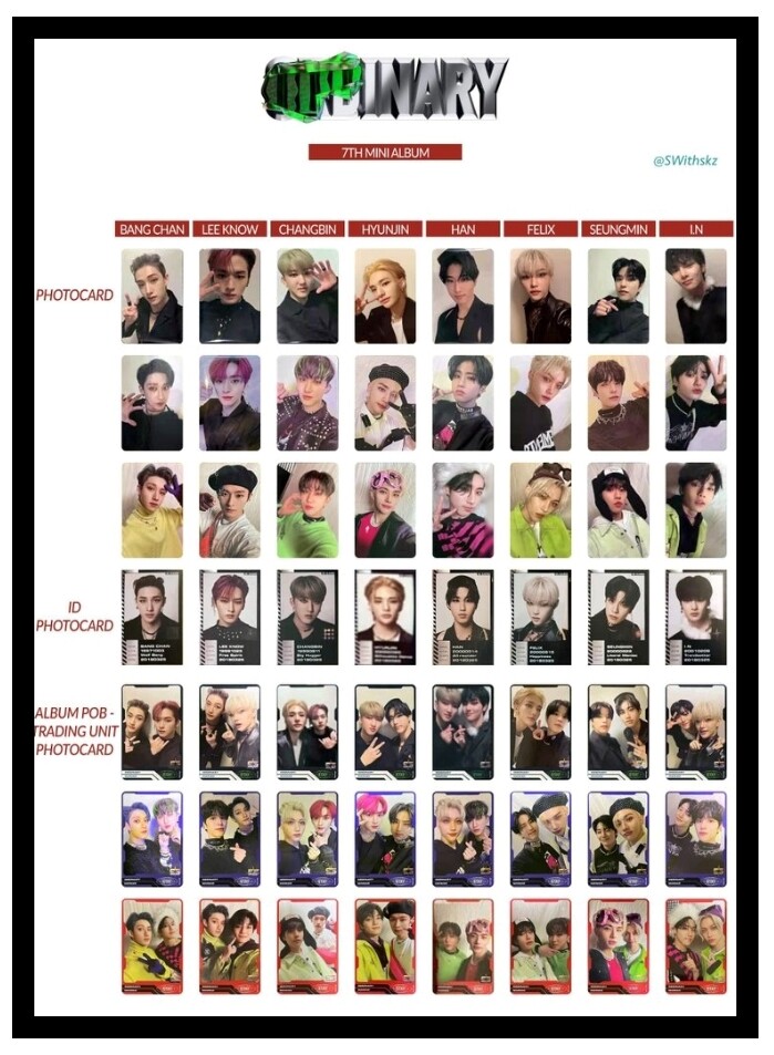StrayKids アルバム oddinary ハン トレカ コンプ Stray Kids - ODDINARY - official Photo card FRANKENSTEIN