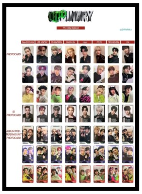 Stray Kids - ODDINARY - official Photo card FRANKENSTEIN