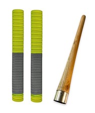 Cricket Bat Handle Gripper Cone with Set of 2 Bat Handle Grip Combo Pack of 1 CA