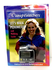 WEIGHT WATCHERS LET'S WALK PEDOMETER AND WALKING GUIDE NIB