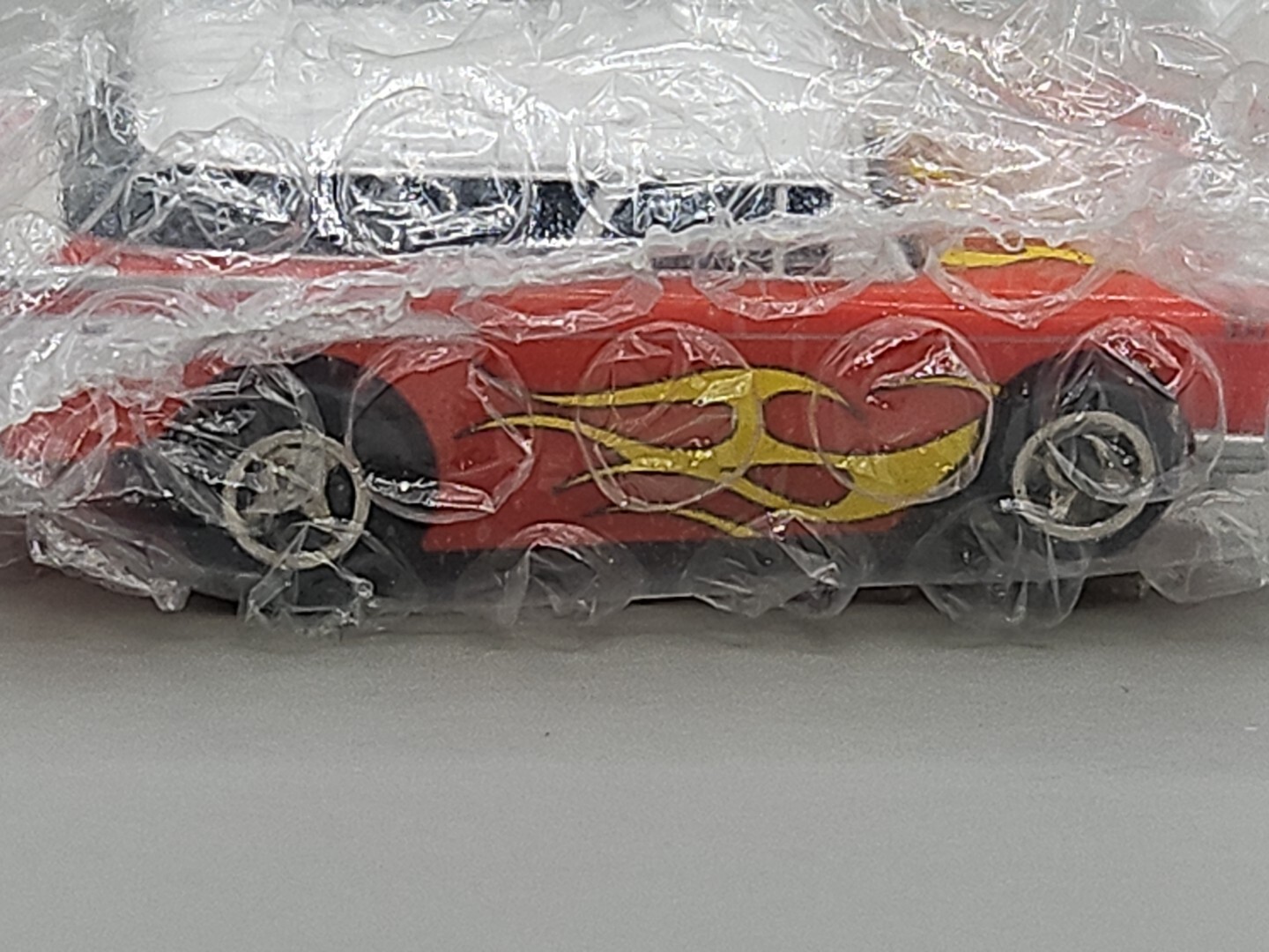 LIFE LIKE CHEVY NOMAD SLOT CAR  Black Red Flames HO New Baggie Sealed Set Of 2