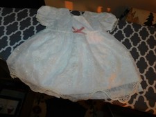 Handmade Fancy White Eyelet Toddler Dress Vintage Scalloped Hem Fully Lined
