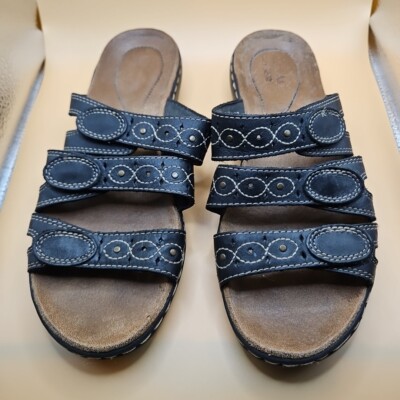 Clarks Sandals Women's Leisa Cacti Q Black Size M Slides