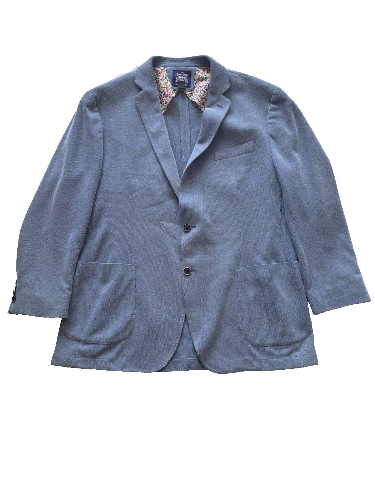 FILA Giacca cappotto sportivo di lusso The Savile Row Company London blazer uomo XL blu