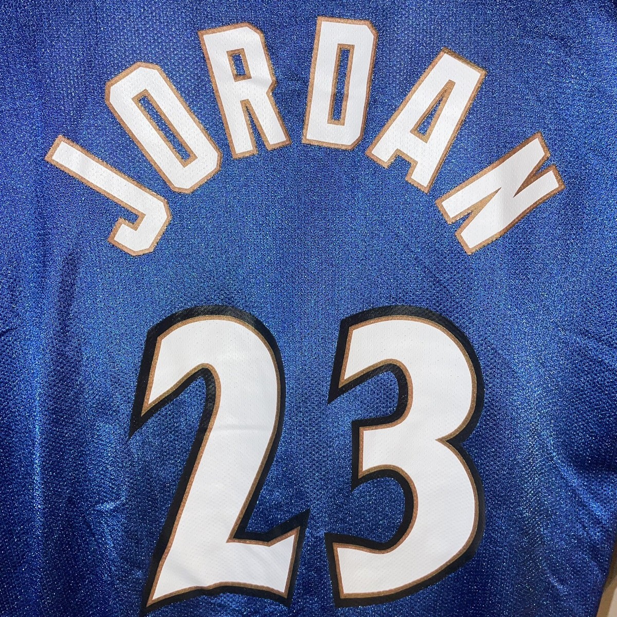 バスケットボールWIZARDSゲームシャツ マイケルジョーダン Authentic Champion Washington Wizards Michael Jordan Men's