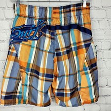 Board Shorts Mens Size L Swim Trunks Multicolor SURF Pockets Exist