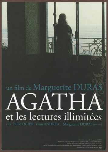 Agatha and the Limitless Readings 81 mini poster Chirashi flyer Marguerite Duras