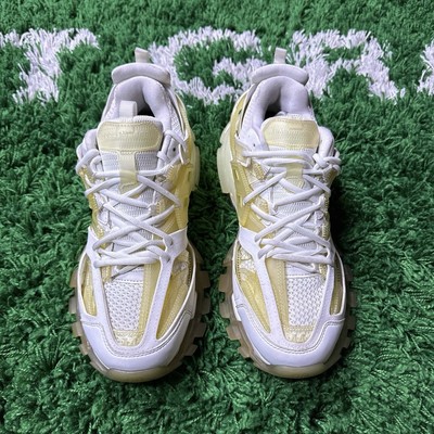 Size 11 - Balenciaga Track Sneaker Clear Sole - White Cream (44 