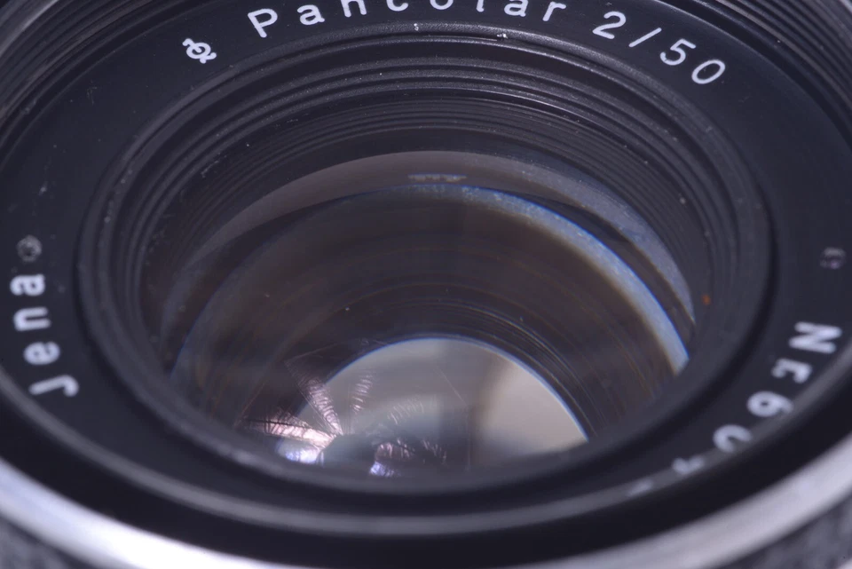 ✅ LENTE PANCOLAR ZEISS 50MM 2.0 *RARO 1er MODELO CROMADO* CÁMARA EXA TOPCON EXA Foto 4 de 4