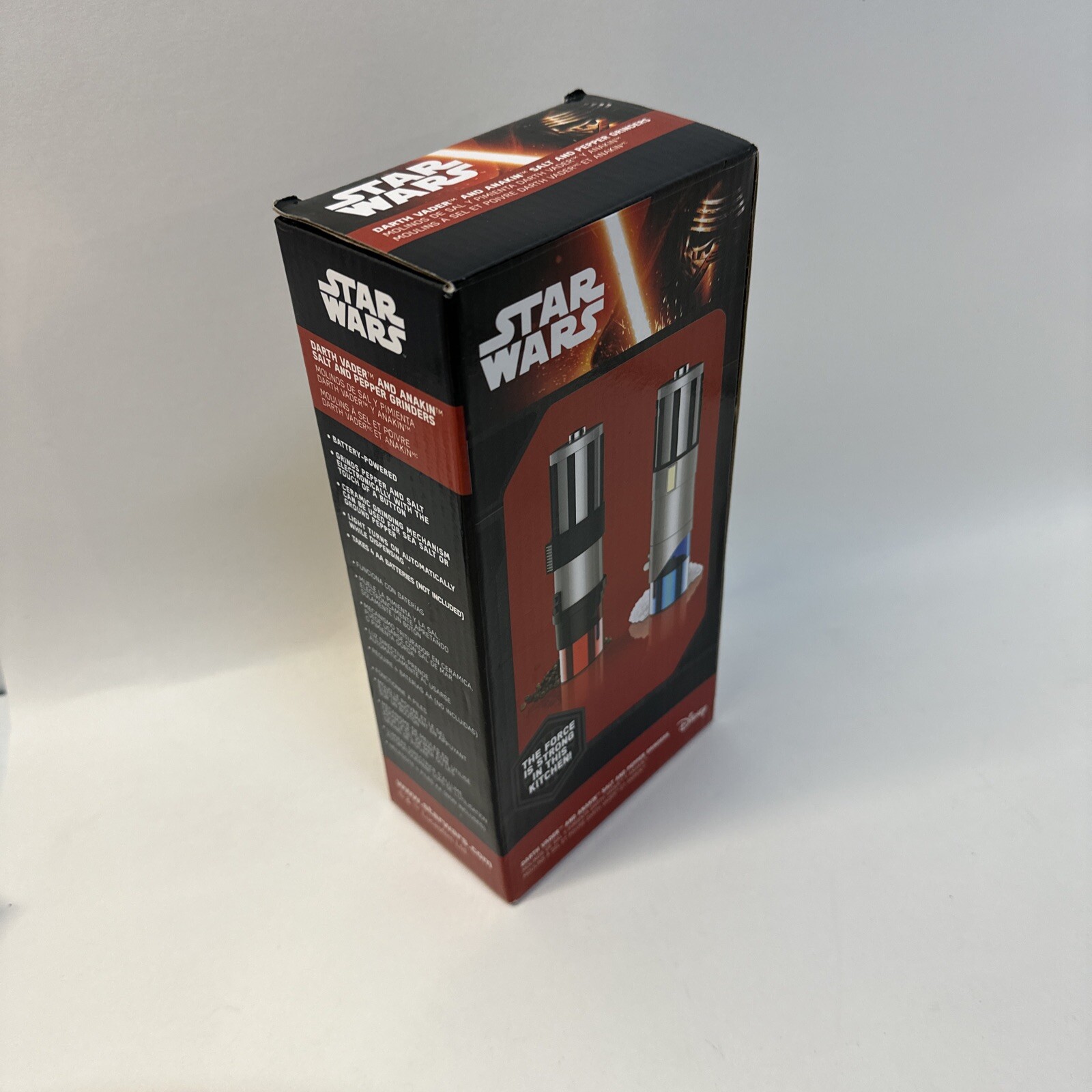 Star Wars Electronic Lightsaber Darth Vader Anakin Salt And Pepper