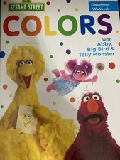 Sesame Street COLORS - Educational Workbook - Brand New - Ages 3