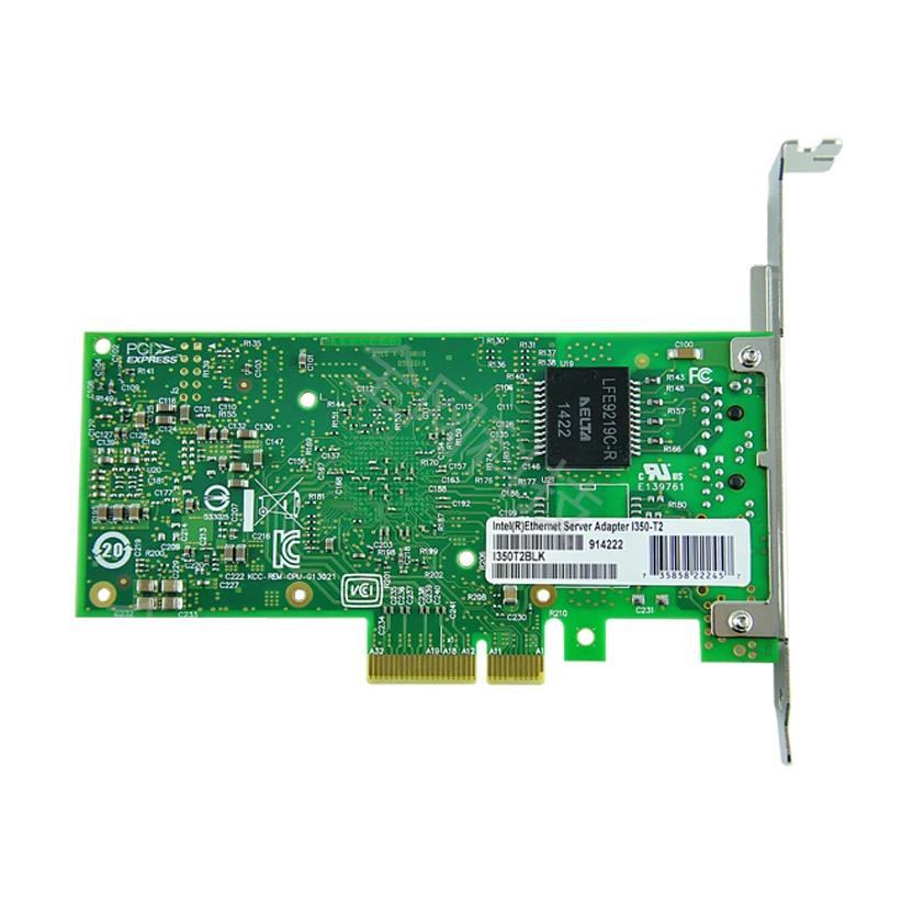 INTEL I350-T2 Dual RJ4 Port Gigabit Ethernet 1000M PCI-E Network Server Adapter - Bild 3 von 4