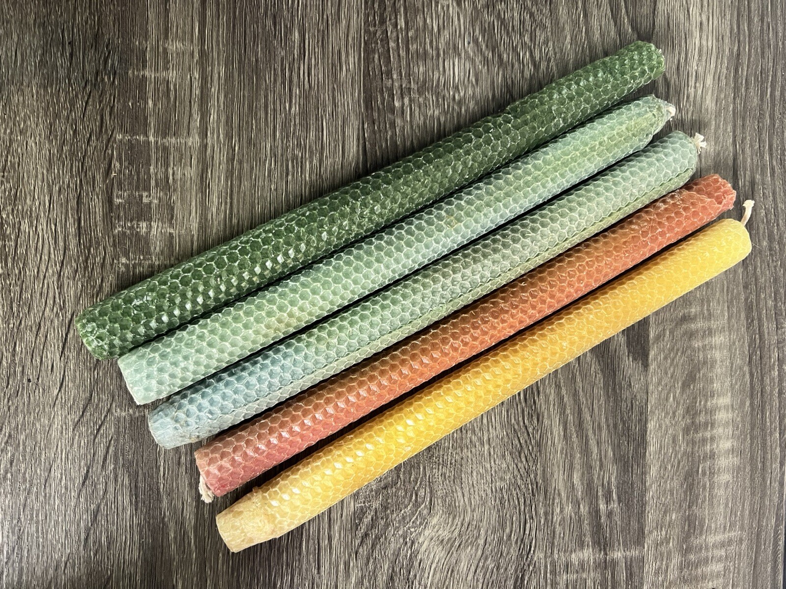 Honeycomb Texture 12&rdquo; Green Blue