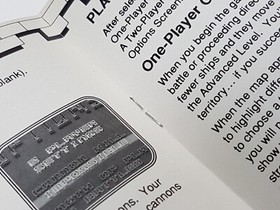 Rampart Authentic Original NES Nintendo Manual Only *sticker