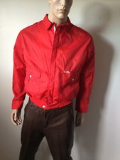 EUC vintage mens windbreaker jacket RED RIPSTOP DALESPORT L