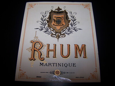 ANCIENNE ÉTIQUETTE Alcool France BN116785 Rhum Vieux Bateau EUR 2,19
