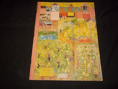 1947 SEPTEMBER 20 NEW YORKER MAGAZINE - BEAUTIFUL FRONT COVER FOR