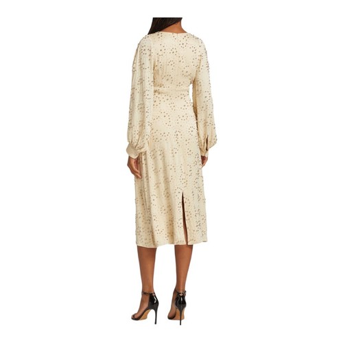 Rachel Comey Desilo Beaded V-neck Midi Dress Size 6 NWT - 第 5/9 張圖片