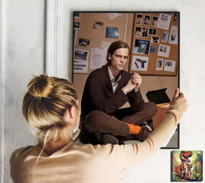 Criminal Minds Matthew Gray Gubler Foto/Poster bis 30 Zoll