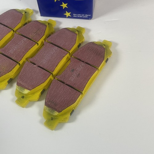 2015 - 2022 Mustang 3.7L EBC DP43039R Yellow Stuff Pads Front Brake Pads - Picture 2 of 14