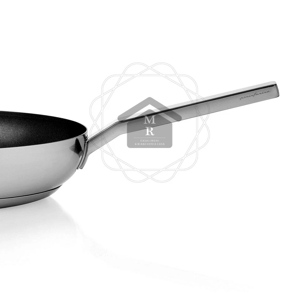 MEPRA PADELLA ANTIADERENTE ETERNA® ACCIAIO INOX LINEA STILE BY PININFARINA - Immagine 3 di 4