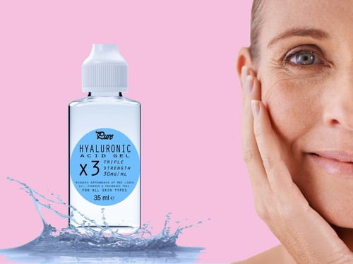 PURE Hyaluronsäure GEL 35ml-1000ml 3 x STÄRKER als 100% Hyaluronsäure Serum - Bild 1 von 1