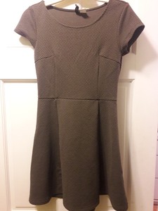 h&m olive dress