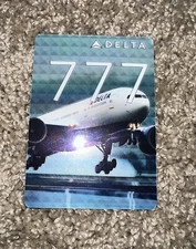 DELTA AIR LINES PILOT TRADING CARD 45 BOEING B777-200LR CARD 2016 NEW!
