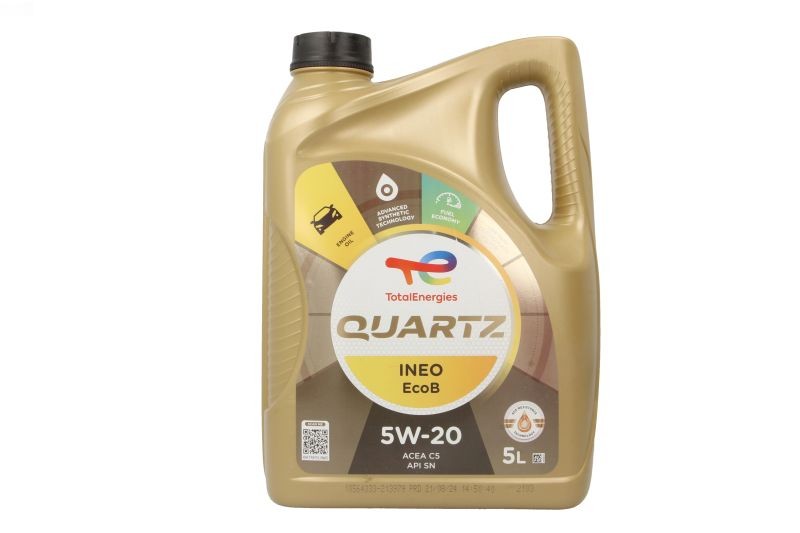 ✅Fits TOTALENERGIES QUARTZ INEO ECOB 5W20 5L Engine Oil 5W20 5l Quar ⭐UK Seller⭐