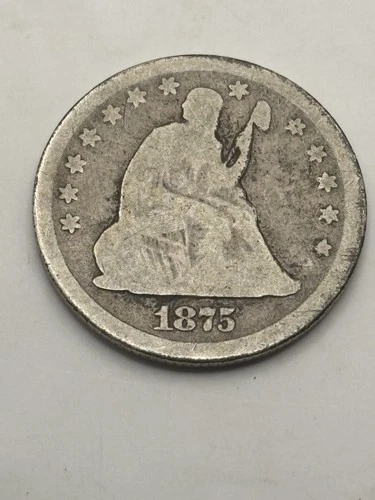 1875 Seated Liberty Quarter — photo from another recent sale