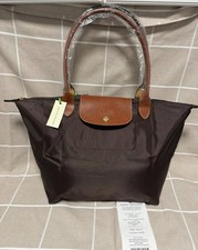Longchamp Bolso Le Pliage Coffe color café plegable talla L