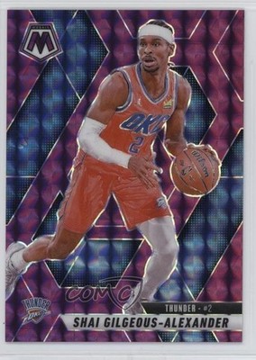 2024-25 Panini Mosaic Purple Prizm 30/99 Shai Gilgeous-Alexander #38 1qd2