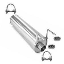 Stainless Steel Exhaust Muffler Fits 2006-2008 Dodge Ram 1500 4.7l 140.5 Wb Stainless Steel Exhaust Muffler Fits 2006-2008 Dodge Ram 1500 4.7l 140.5 Wb