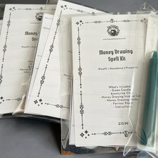 Money Drawing Spell Kit - Hoodoo, Voodoo, Witchcraft, Wicca, Pagan,
