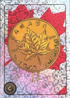 #9 Gold Maple Leaf 2025 Cardsmiths Currency Series 5 Mega Box S5 Matrix Holo