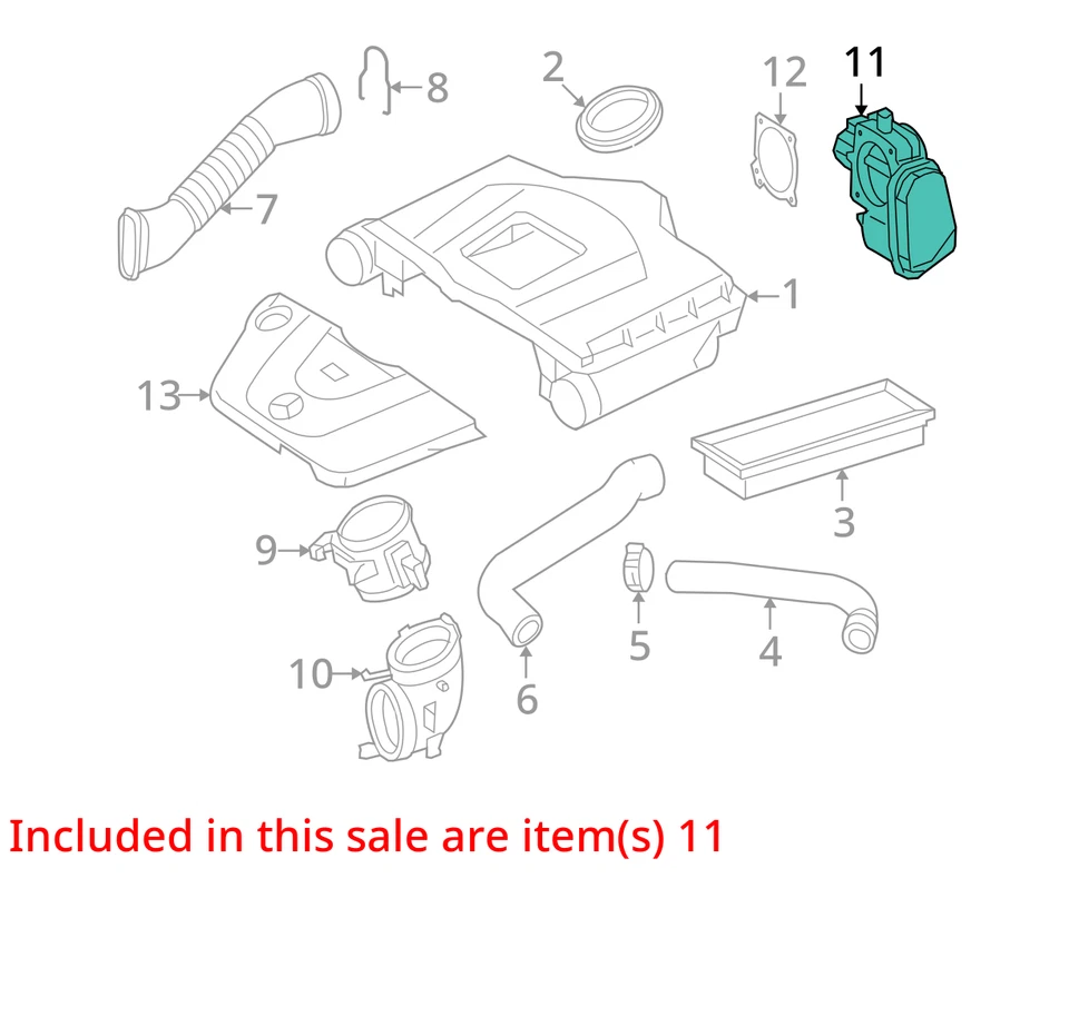 2006-2011 Mercedes-benz Ml350 Cuerpo del acelerador U34OD Foto 3 de 4